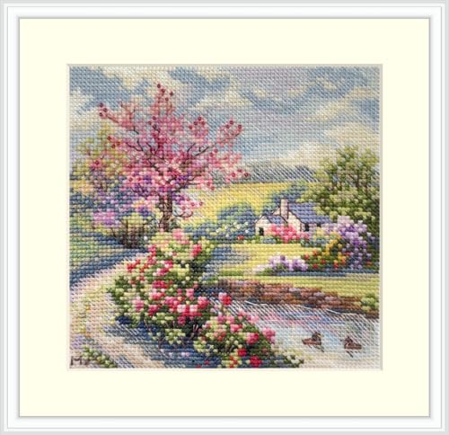 Merejka Counted Cross Stitch Kit Spring (Zweigart...