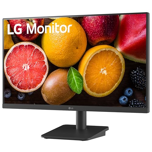 Image of LG 24MS500-B 24 inch IPS Computer Monitor FHD (1920x1080) 100Hz 5ms Reader Mode Borderless Design OnScreen Control Black Stabilizer DAS Crosshair HDMI (WxHxD) 21.3 inch x 16.3 inch x 7.5 inch