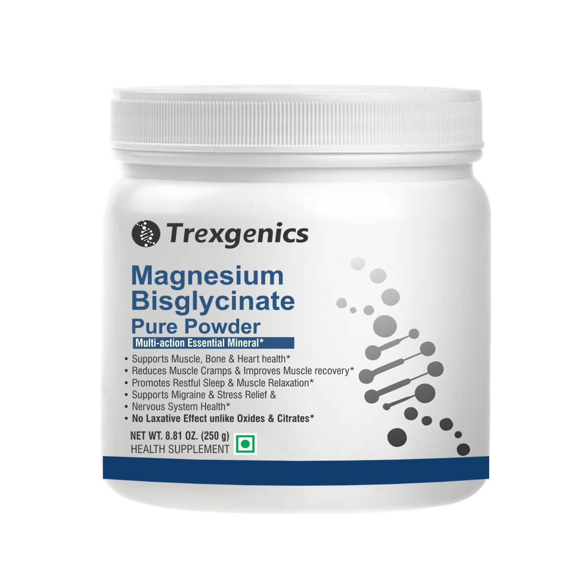 Trexgenics MAGNESIUM BISGLYCINATE POWDER provides a highly bioavialble form of Magnesium, No Laxative effect, added benefits of the amino acid Glycine (Pack of 1) (B0CYX1LH14) Amazon Price History, Amazon Price Tracker