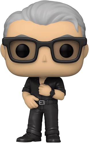 POP Jurassic World Dominion - Dr. Ian Malcolm Funko Pop! Figura de vinilo (repleto con funda protectora compatible con caja pop), multicolor, 3.75