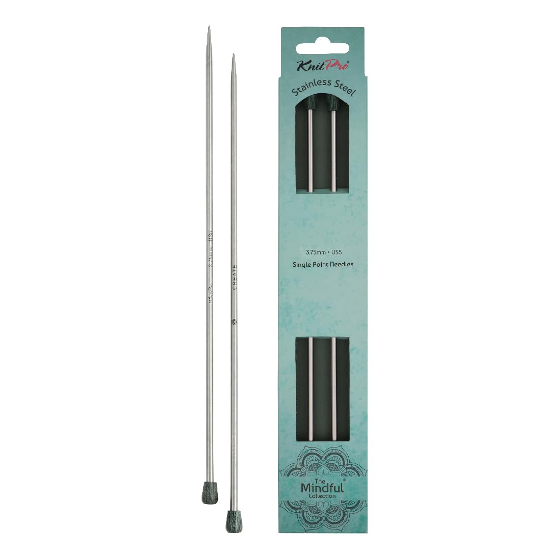 KnitPro The Mindful Collection Single Pointed Needles 14" (35cm) | Size 3.75mm