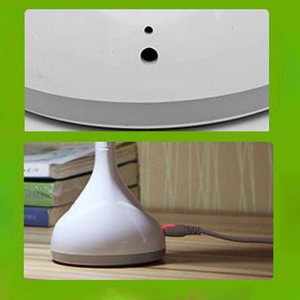 Lámpara de mesa, lámpara de escritorio LED modernista, protección ocular, regulable con ahorro de energía, luminaria, pantalla LCD, lámpara de escritorio LED con 7 temperaturas de brillo x 3 niveles