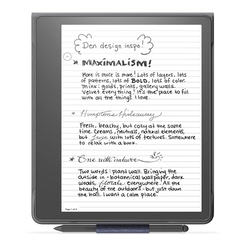 Amazon Kindle Scribe Fabric Folio Cover with Magnetic Attach, Sleek Protective Case - Denim - image 2