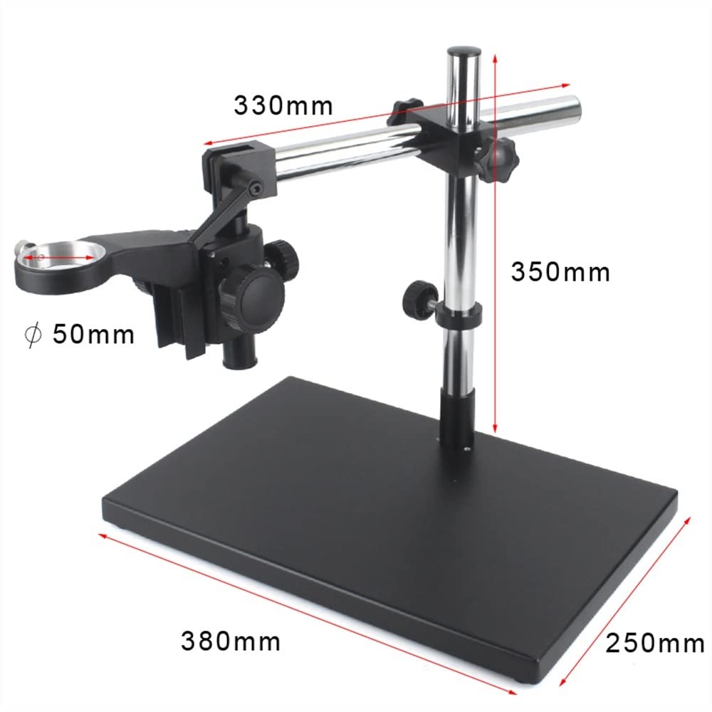 Microscope Caméra de microscope vidéo USB H_DMI support de support de travail de table de flèche réglable + support de bague de 50 mm + bras en métal réglable multi-axes(Swivel bracket A)
