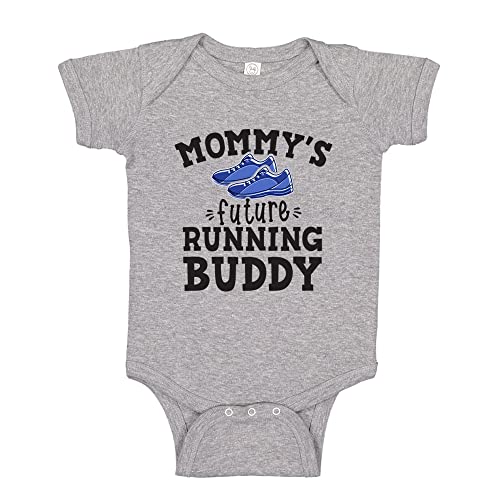 Mommy's Future Running Buddy Baby Bodysuit One Piece Or Toddler Shirt Runner Baby Clothes