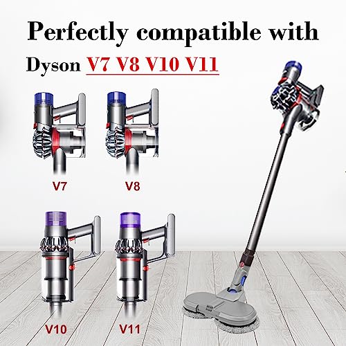 Image of Electric Cleaner Head Compatible with Dyson V7 / V8 / V10 / V11 Stick Vacuum Sweeping Machine Wet and Dry Dual-use Suction headadaptation Cordless Vacuum Cleaner Attachment