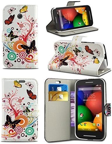 London Gadget Store Pattern Modern Print Design Wallet Flip Case Cover with Integrated Stand for Microsoft Lumia 535 RM-1089 - Butterfly Design Case