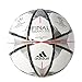 adidas Performance Finale Milano Capitano Soccer Ball, White/Black/Silver Metallic, 1