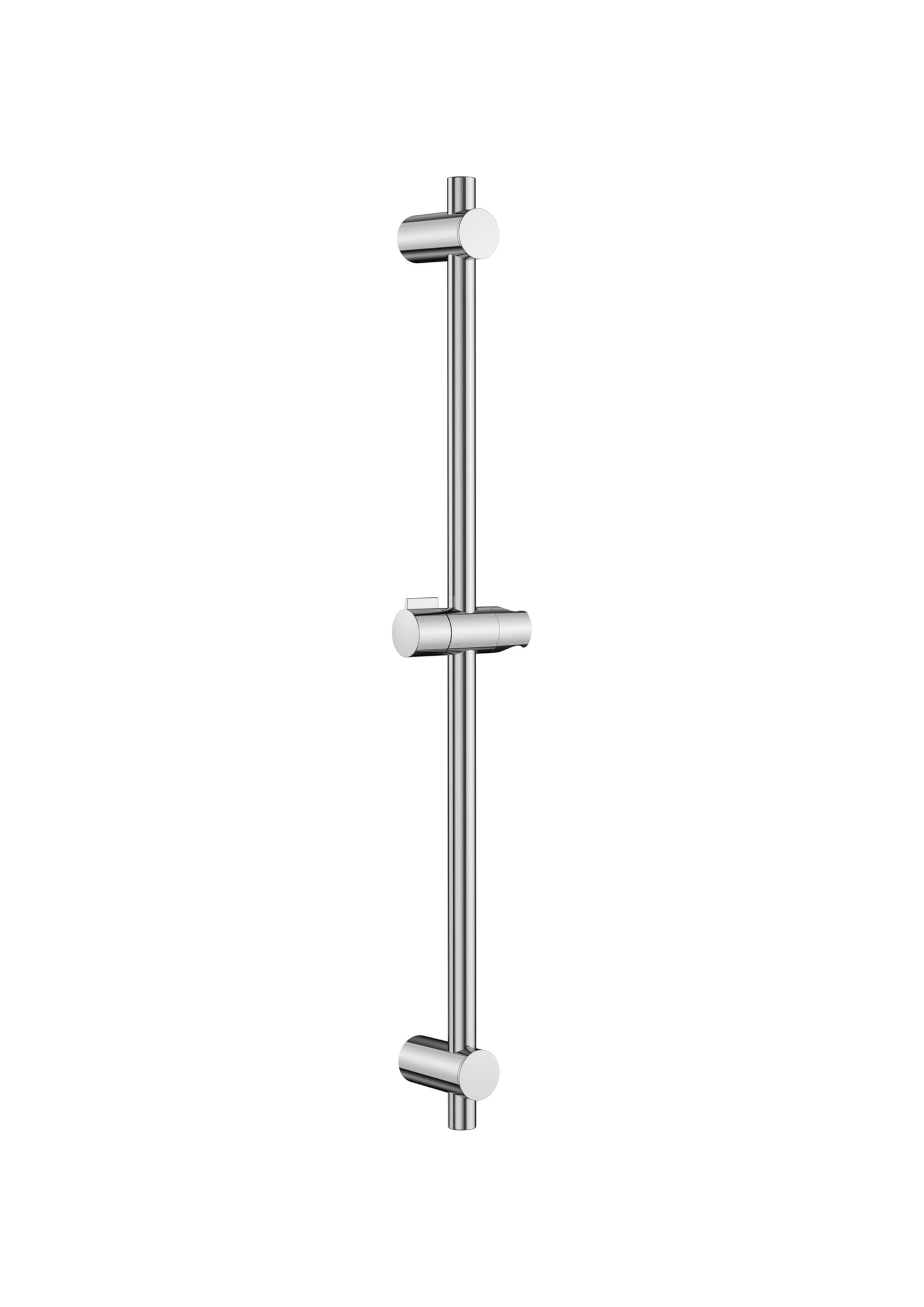 Roca Stella Barra de Ducha 700 mm con Soporte Regulable y Orientable para Ducha de Mano | Fijaciones Ajustables Incluidas | Acabado Cromado | Ref A5B0713C00