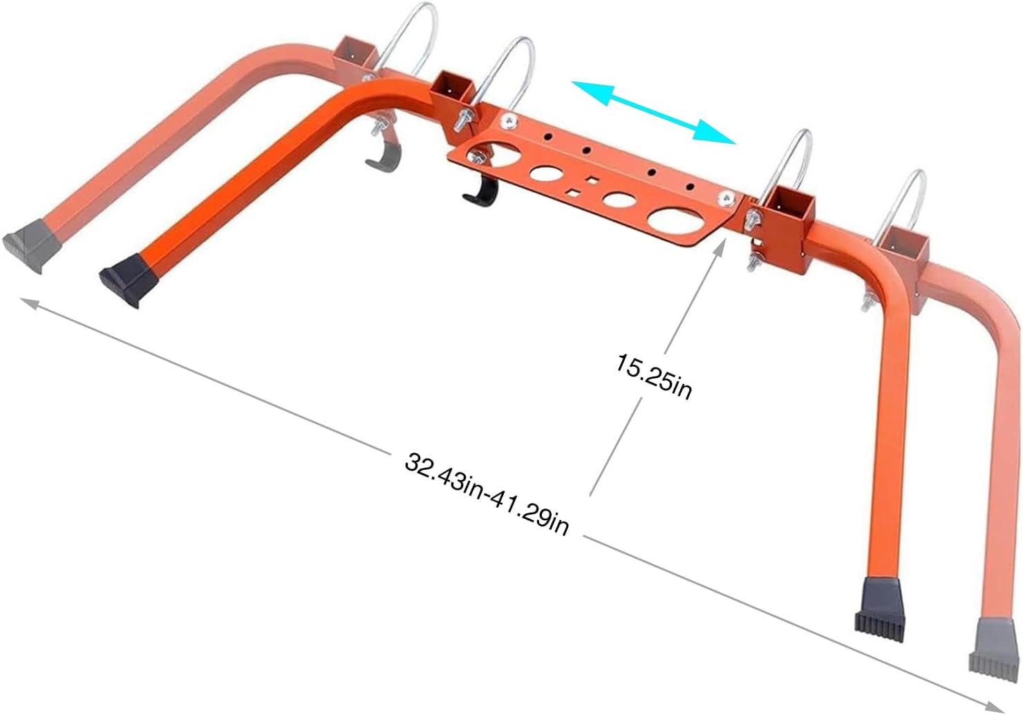 Ladder Stabilizer, Extension Ladder Accessory, Heavy-Duty Ladder Roof Hook | Adjustable Ladder Stabilizer, Easy to Install, Durable Ladder Stabilizer Bracket, Carbon Steel Material, Universal