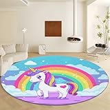 Photo Gallery generico cartone animato unicorno tappeto rotondo lavabile pelo corto, multicolore tappeto rotondo - morbido antiscivolo per soggiorno camera da letto cucina balcone decorazione Ø 80 cm Photo Gallery generico cartone animato unicorno tappeto rotondo lavabile pelo corto, multicolore tappeto rotondo - morbido antiscivolo per soggiorno camera da letto cucina balcone decorazione Ø 80 cm