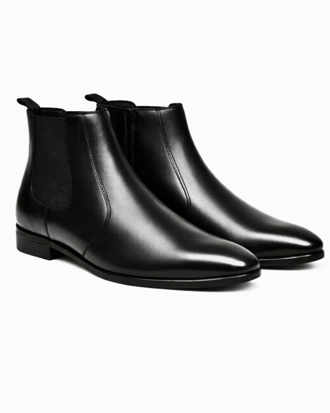 Sleek Toe Chelsea Boots for Men with Side Zip, Classic Office Party Casual Wear, Smooth Finish, Comfortable Fit & Durable Sole for Everyday Styling-image-19