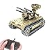 Produktbild Modbrix Bausteine 2,4 Ghz RC Panzer Flakpanzer Ferngesteuert, Konstruktionsspielzeug mit 457 Bauteilen, kompatibel mit L*go Technik