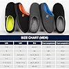 LongBay Men's Memory Foam Slippers Slip On Warm Fluffy House Shoes Black, 10 #5
