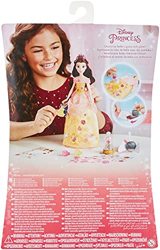 Disney Princess Disney Princesses La Belle Et La Bête Belle Robe Enchantée Et Paillettes 30 Cm - vue 3