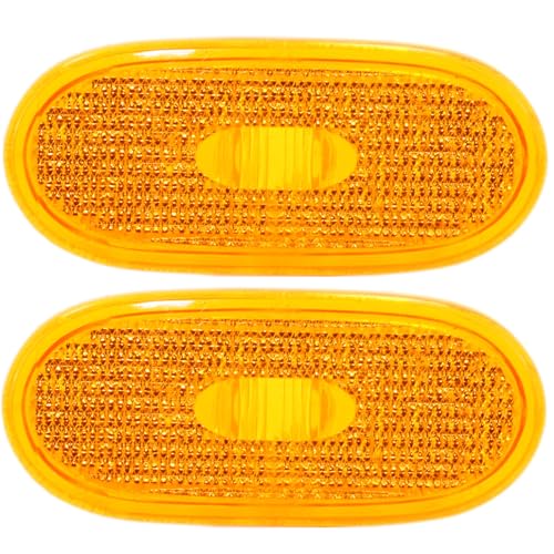 BIAREN 2x Side Marker Light Lamp Lens Amber For Mercedes Sprinter W906 Volkswagen VW Crafter (2006-2017) 0038202956 A0038202956 2E0945061C