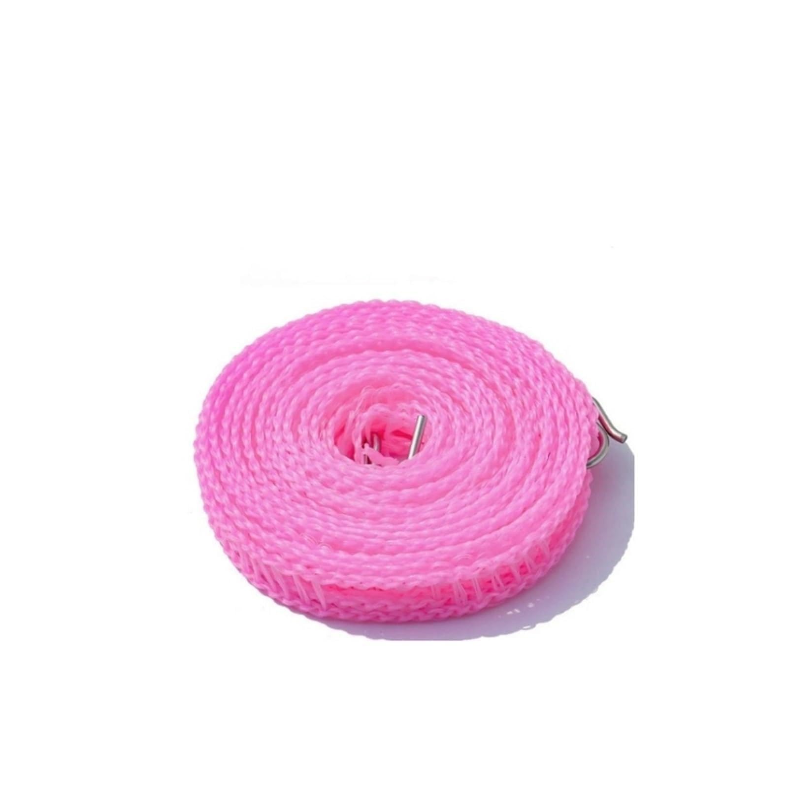 FCfpxwtz Laundry Drying line, Outdoor Clothesline Nylon Non-Slip Laundry Line Windproof Travel Multicolor(336115-pink-5m)