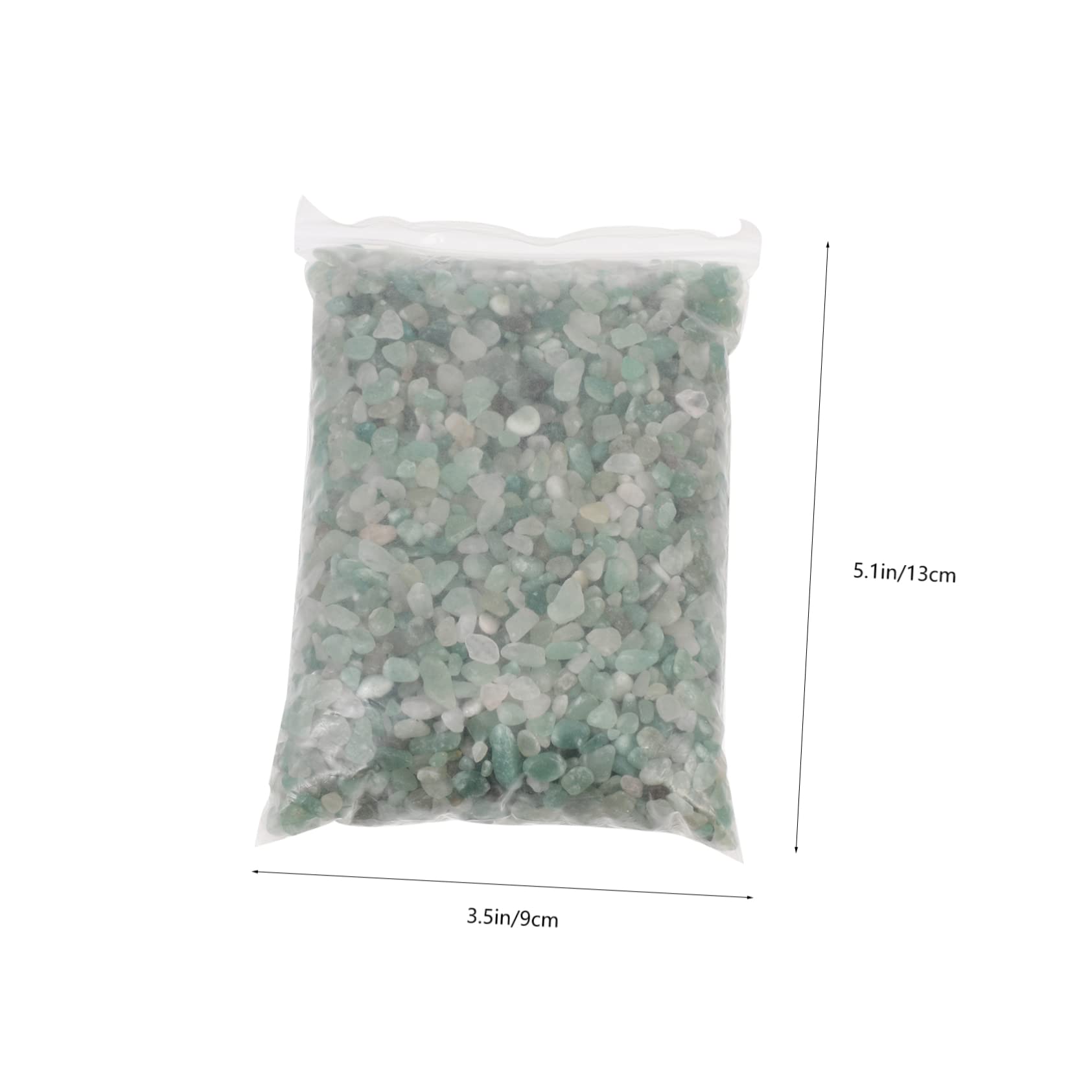 BCOATH Flower Pot Stone 6 Pack Natural Pebble Decor Aquarium Stone Adornment Simple Care