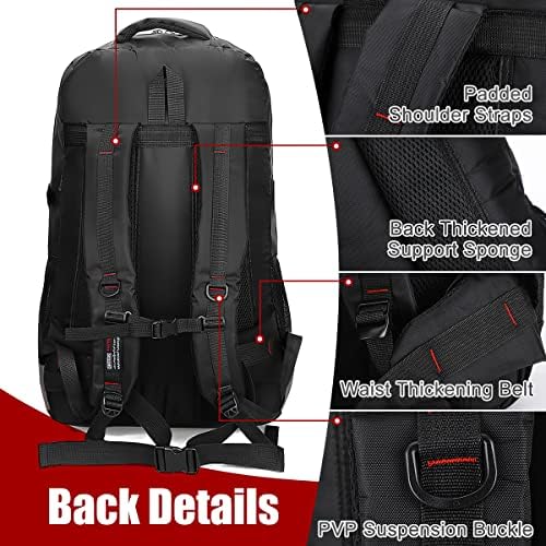 Auniq Hiking Backpack, 75L Large Capacity Trekking Rucksack Waterproof