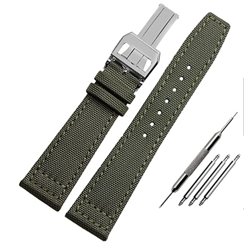 Bracelet de montre en nylon pour remplacer le bracelet de la série Portugais 21mm