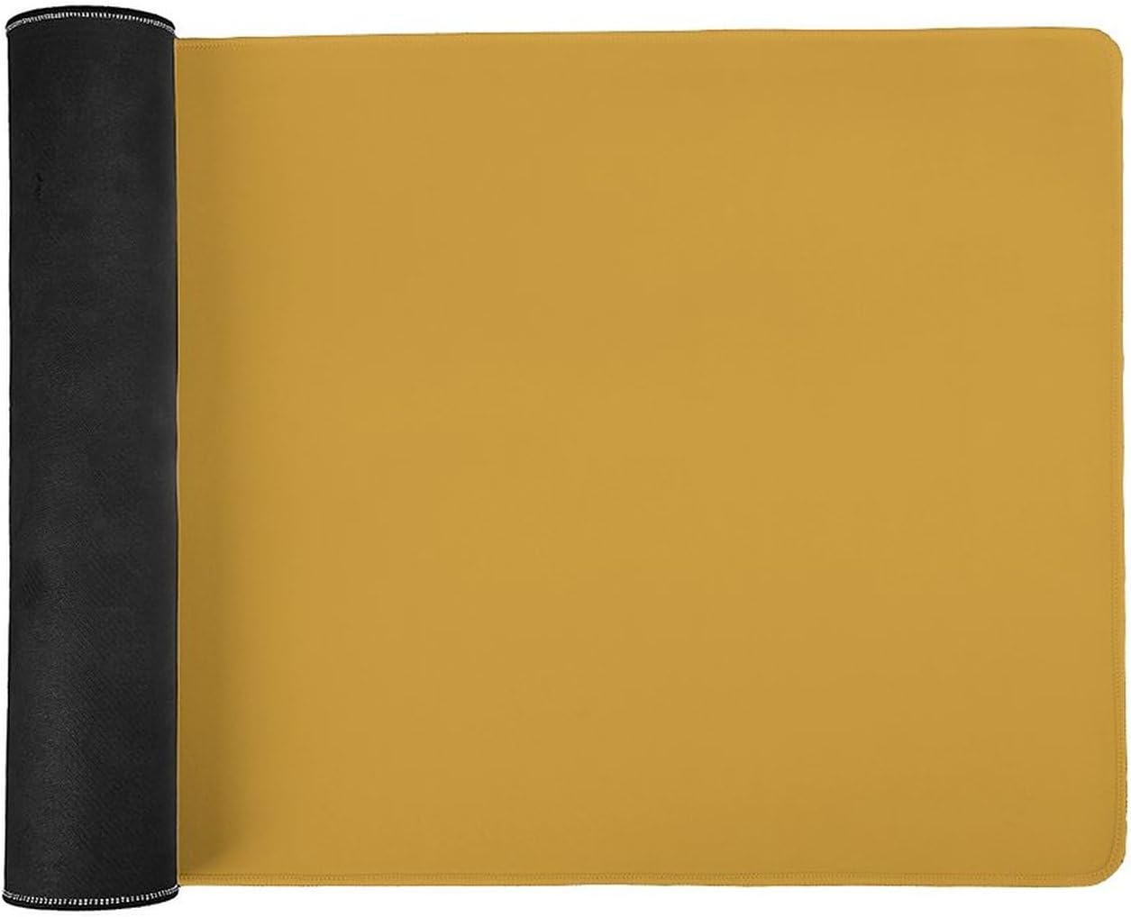 Gaming Mouse Pad Large, Light Brown Tan Solid Color Extended Mouse Mat with Stitched Edges for Keyboard/Laptop/Mouse/Desktop,16" x 36"