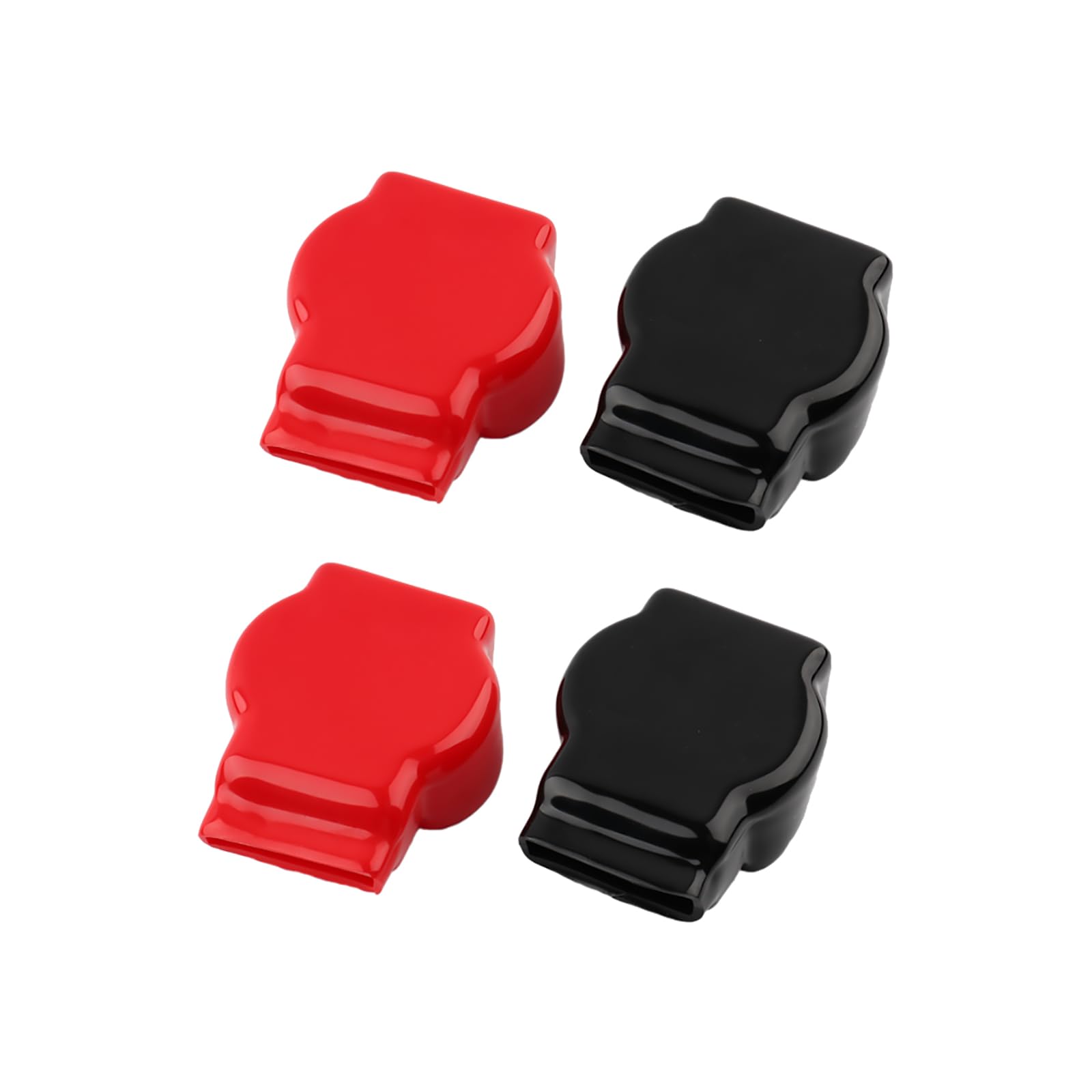 NIYATA Polkappen Autobatterie,Batterie Polabdeckung,Batterie Abdeckung,Positiv Negativ Polkappen, Effektive Isolierung,PVC Batteriepolschutz für Auto,Motorrad,Batterieauto