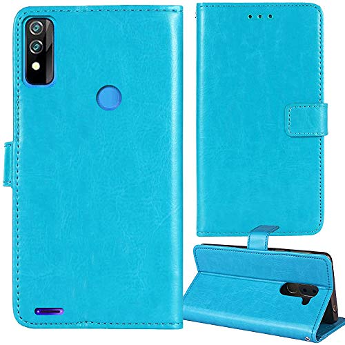 Lankashi Stand Premium Retro Business Flip Leather Case Protector Bumper for BLU G61 / V81 6.5