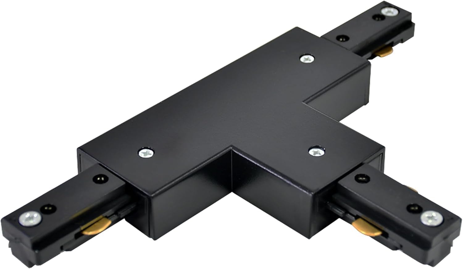 Bravsekai Track T Connector, H-Type Single Circuit 3-Wire-1 Track Lighting Connectors for H Type Track System Track Lighting Accessories 240V