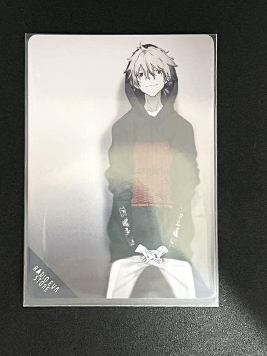 Amazon.co.jp: RADIO EVAノベルティ カード 渚カヲル モノクロ