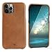 Produktbild BULLAZO Menor Classic  kompatibel mit iPhone 12 iPhone 12 Pro Handy Schutzhülle aus hochwertigem Leder 6,1 hell braun