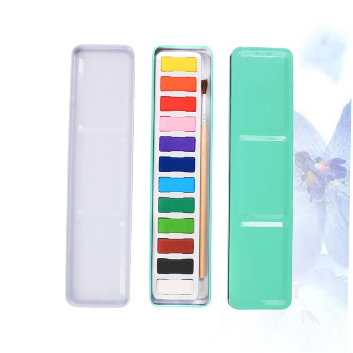 Housoutil Juego de 3 Pinturas de Acuarela Sólidas de 12 Colores