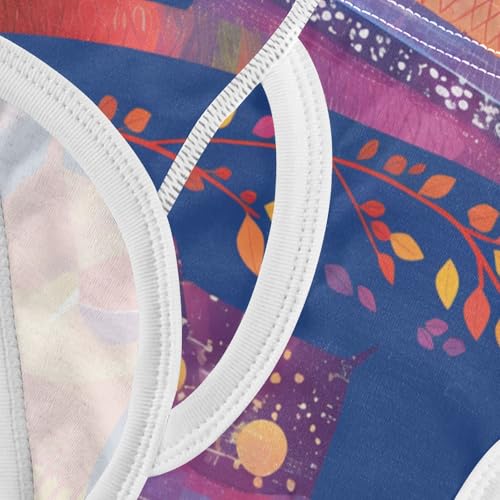 KLL Cute Colorful Owls and Trees Toddler Boys Soft Nighttime Underwear Cute Children Panties 5