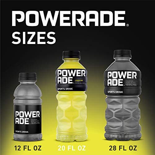 POWERADE, Electrolyte Enhanced Sports Drinks w/ vitamins, Lemon Lime, 20 fl oz, 24 Pack - Thumbnail 4