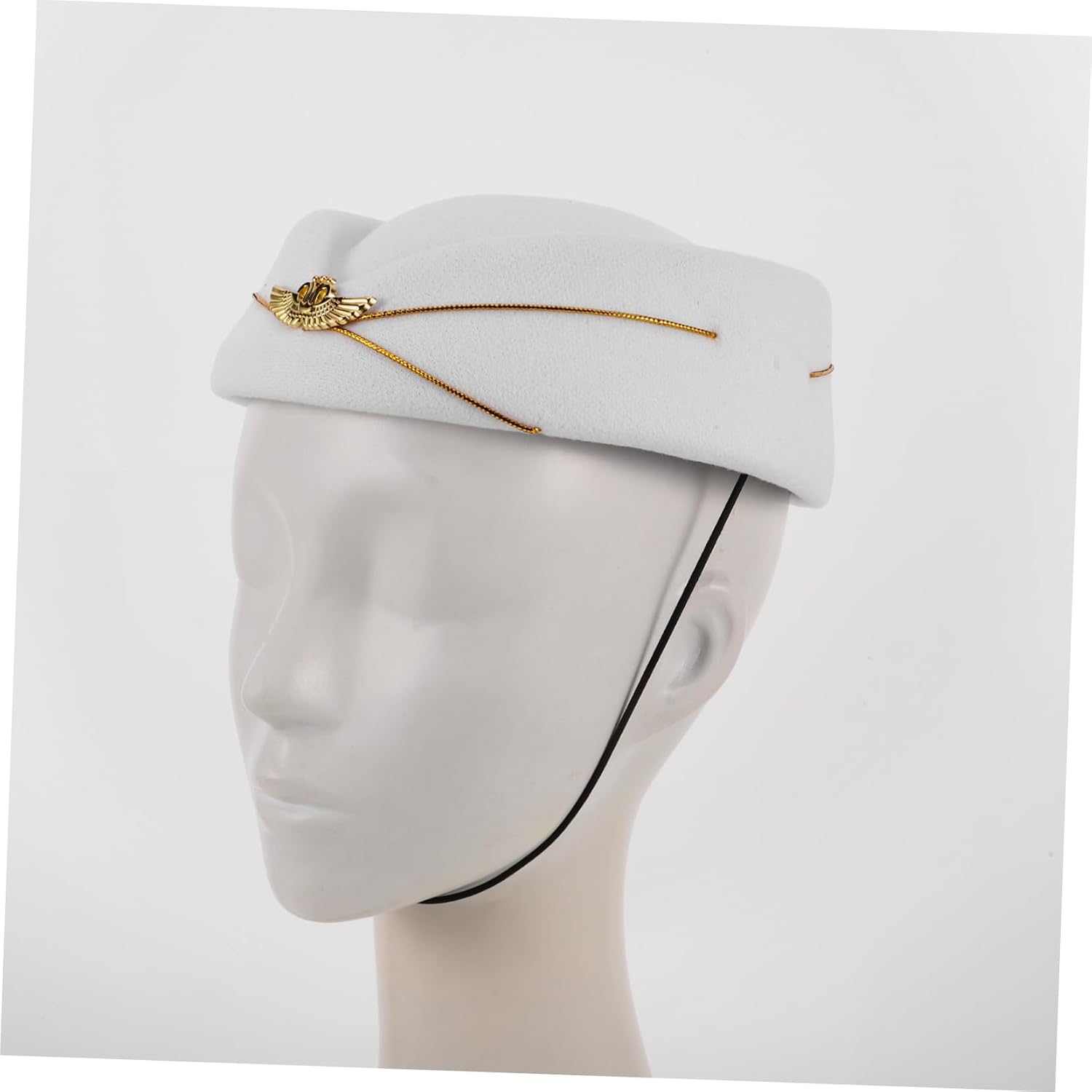 Ipetboom Stewardess Beret Flight Attendant Hats Berets for Woman Cap Pill Wool Beret Hat Hostess Has Christmas