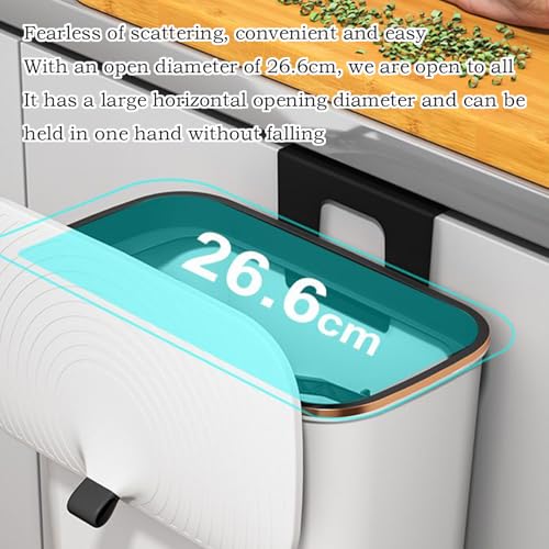 Cubo de basura colgar para evitar dolores de espalda papelera cocina bajo encimera 7