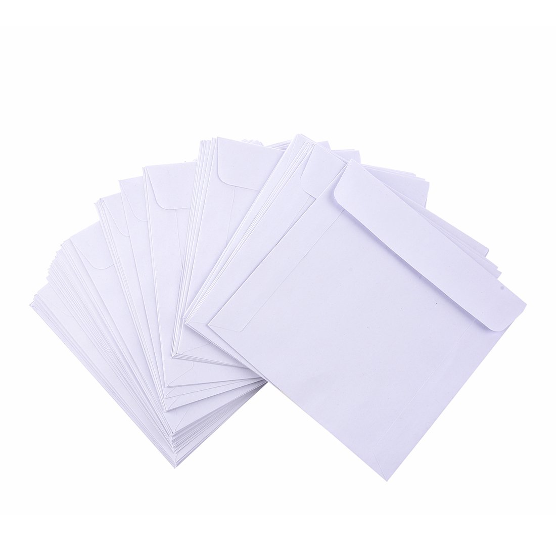 Lanko 50 x 5-calowe kieszenie na płyty CD DVD z klapką