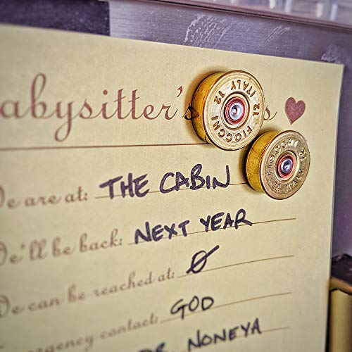 Shotgun Shell Refrigerator Magnets (12 gauge 2-pack)