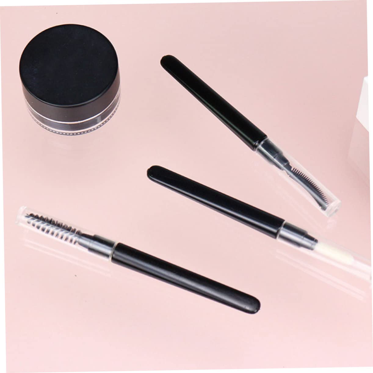 3 Set Di Pennelli Per Sopracciglia in Nylon Con Strumento Per Trucco Multiuso Per Sopracciglia Piccole Attaccatura Dei Pennello Per Ciglia Con Coperchi 20 Pezzi * 3