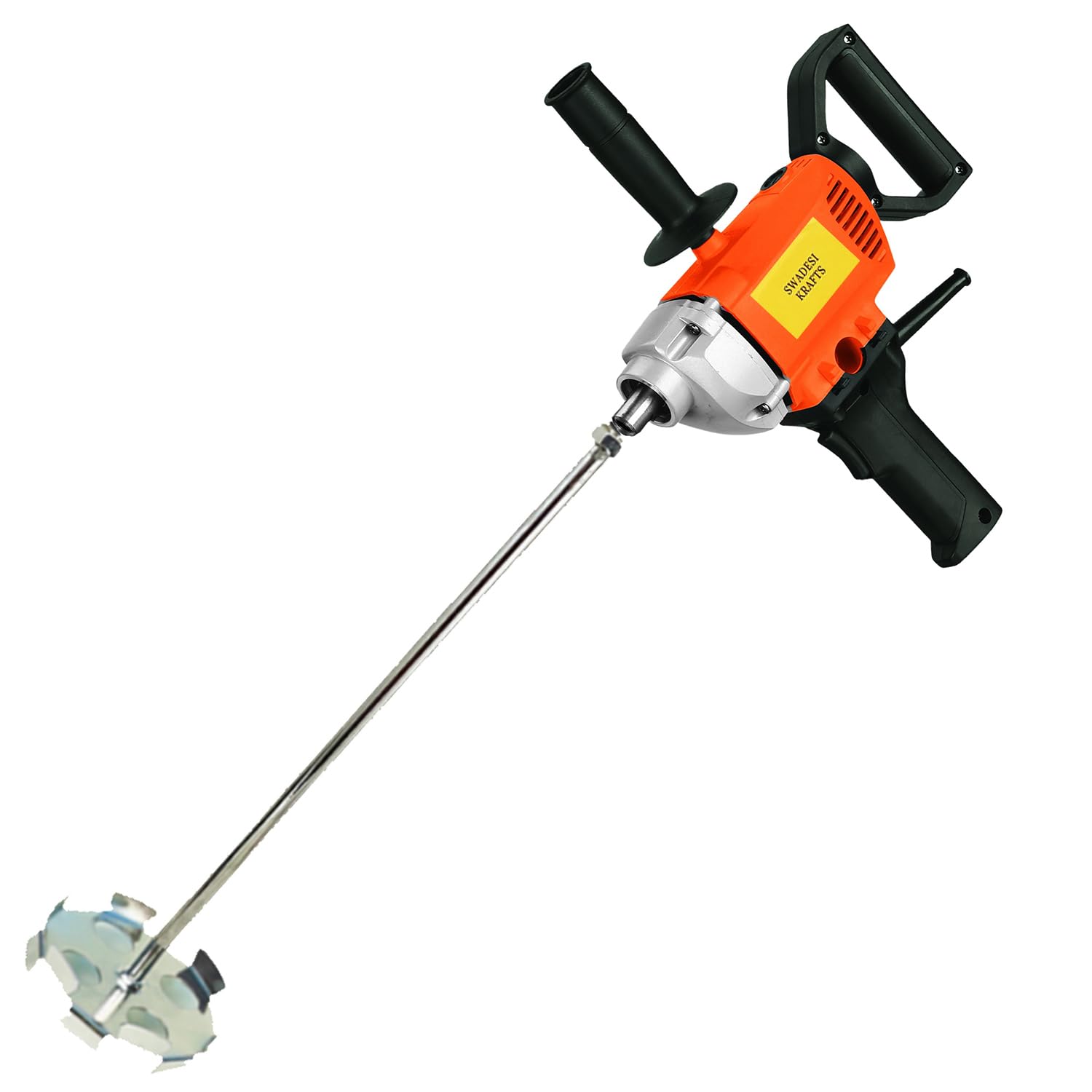 Swadesi krafts paint mixer machine blends mixture quickly and removes lumps painter tool, 1250 watt copper winded motor and crome-plated iron rod A6 (B0B1VB3G5Z) Amazon Price History, Amazon Price Tracker