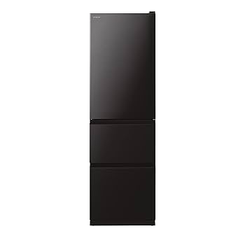 【最新モデル】日立 自動製氷うるおいチルド搭載ブリリアントブラック3ドア冷蔵庫 Amazon | 日立 冷蔵庫 幅54cm 315L ブリリアントブラック R