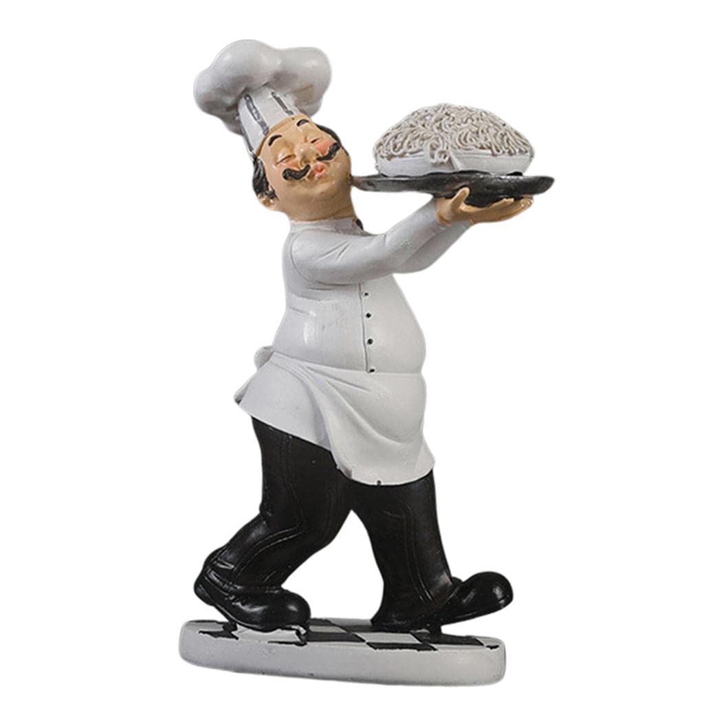 Statue, Figurine Décorative en Résine, Idéale pour Décorer Un Bureau, Une Cuisine, Un Restaurant Ou Un Café. Collection, Nouilles