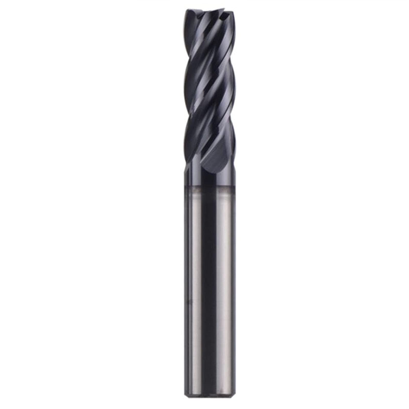 Tungsten Carbide End Mill do stali nierdzewnej 4 Flety Młyny końcowe CNC Obróbka frezowania z węglika stałych Frezy trzpieniowe JIYAMI'EN EL (Size : M4E D8.0)