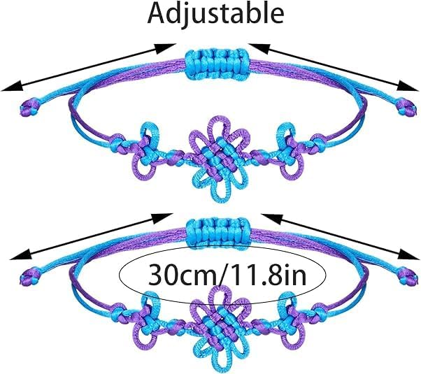 YEYULIN 2pcs Korean Knot Bracelets Handmade Matching Couples Friendship Accessories Gifts - Image 6