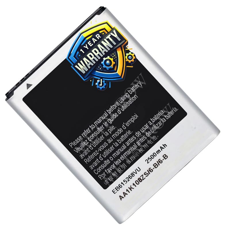 Image of Original EB615268VU Battery Compatible for Samsung Galaxy Note 1 N7000 i9220 - (2500mAh) - 1 Year Warranty JK1