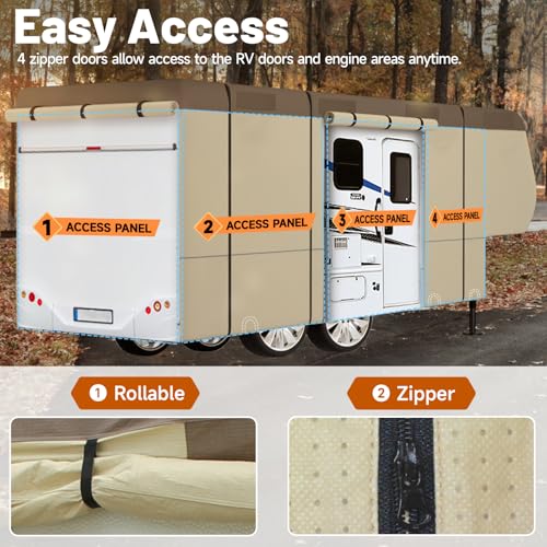 Umbrauto 5th Wheel RV Cover 40'-44'