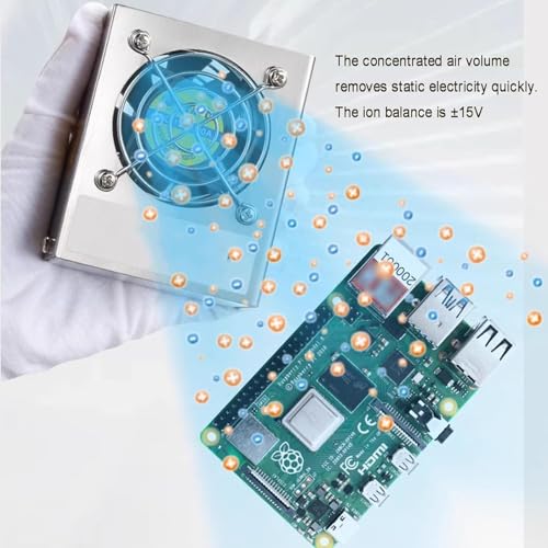 Ionizador de aire de escritorio para eliminar estática miniatura 4