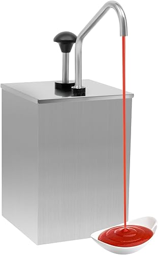 Bomba dispensadora de salsa comercial de acero inoxidable 304, ketchup, dulce de azúcar caliente, chocolate con queso, caramelo caliente,