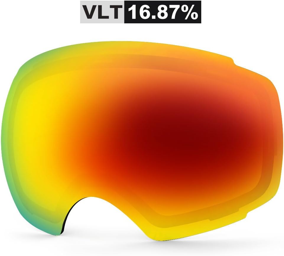 ZIONOR Lagopus X4 Ski Snowboard Snow Goggles Replacement Lenses