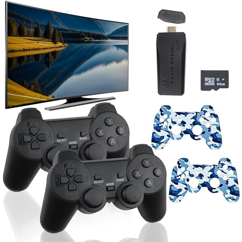Consola Retro, más de 20.000 Consolas Retro con Juegos Clasicos Clásicas Integradas, Controlador de Juegos Inalámbrico de Doble Jugador 2,4G, Salida HDMI