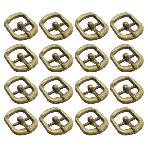 sourcing map 20Pcs 7mm Metal Roller Buckles Cover